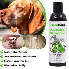 Lade das Bild in den Galerie-Viewer, Zeckefrei - Bio Hundeshampoo gegen Zecken und Flöhe für normal, juckende, empfindliche und trockene Haut